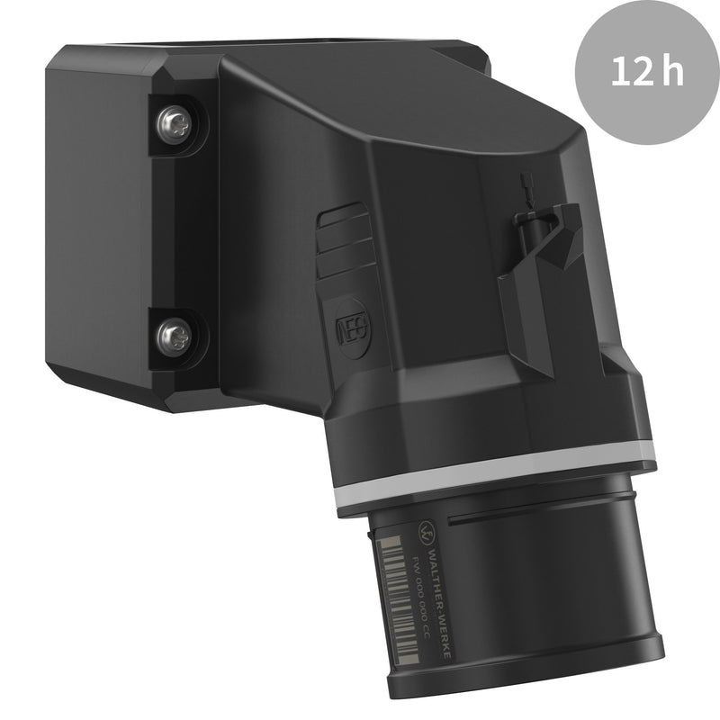 Walther Werke - CEE-Gerätestecker (IEC 60309) CEE NEO Wandgerätestecker FW714512SK 16A 5P 12h IP54 − 10 Stück