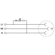Phoenix Contact - Steckdose Reiheneinbau Steckdose EO-CF/UT/LED/GN Steckgesicht Typ CF − 1 Stück