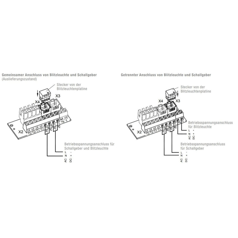 Pfannenberg - Optisches/Akustisches Signalgerät Schallgeber PA X 1-05 230 AC YE 105dB, IP66