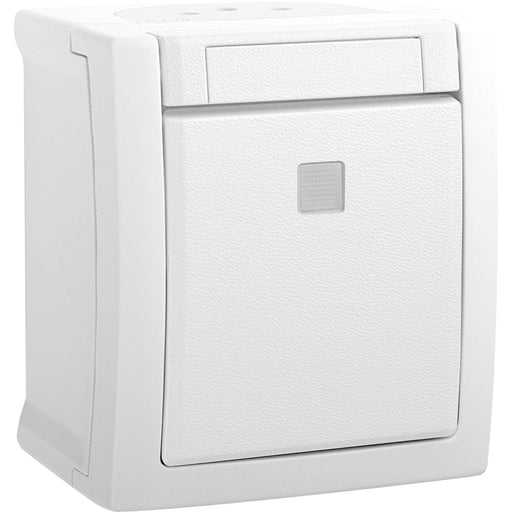 Panasonic - Installationsschalter Wechselschalter beleuchtet 90591163-DE FR-AP weiß