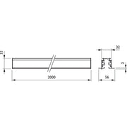 Philips Lighting - Stromschiene 3-Phasen-Stromschiene RBS750 #06547100 RBS750 5C6 L2000 ALU