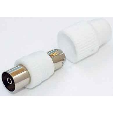 E+P Elektrik - Koax-Steckverbinder Koax-Kupplung KW 4 S LOSE − 20 Stück