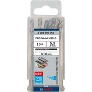Bosch - Bohrer PRO Metal HSS-G 2608595063 Spiralbohrer 5,2 x