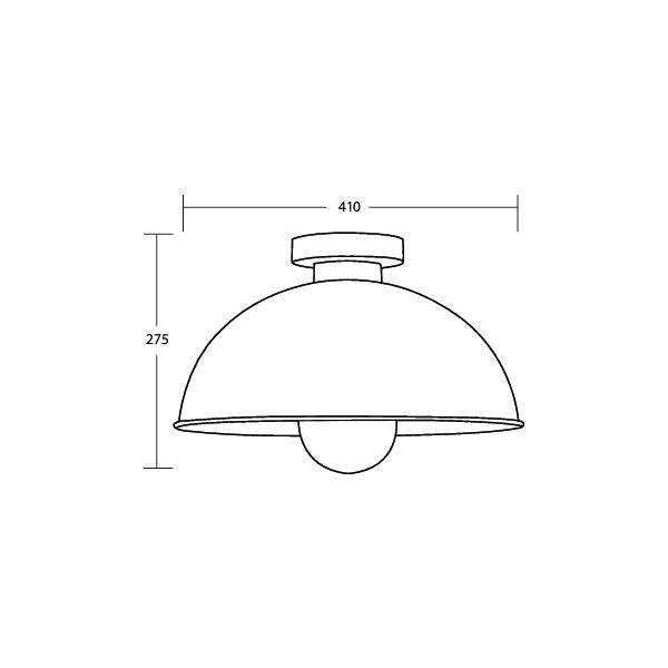 Brumberg Leuchten - Decken-/Wandleuchte Anbauleuchte 1x E27 57230850