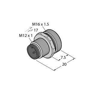 Turck - Zubehör/Ersatzteile für Positionsschalter Flanschstecker EC-FSE4.5-L/16