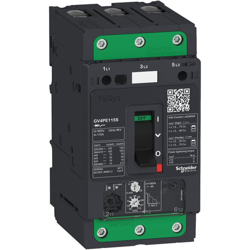 Schneider Electric - Leistungsschalter für Motorschutz Motorschutzschalter GV4PE02S 2A 3P 100kA