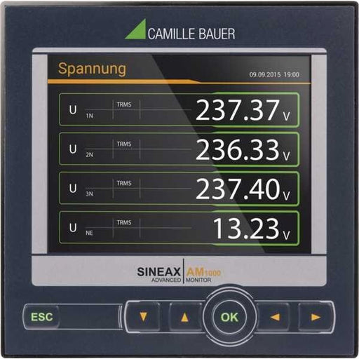 Camille Bauer - Kombimessgerät Leistungsmessgerät SINEAX AM1000#192729 mit Netzanalyse