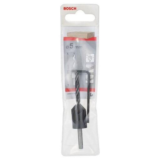 Bosch - Bohrer Holzspiralbohrer mit 2608596392 90°-Senker 5 mm 16