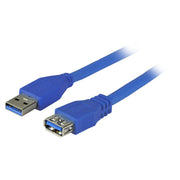 EFB-Elektronik - PC-Kabel USB-Verlängerung A-A K5237.3 3,0m USB 3.0 schwarz