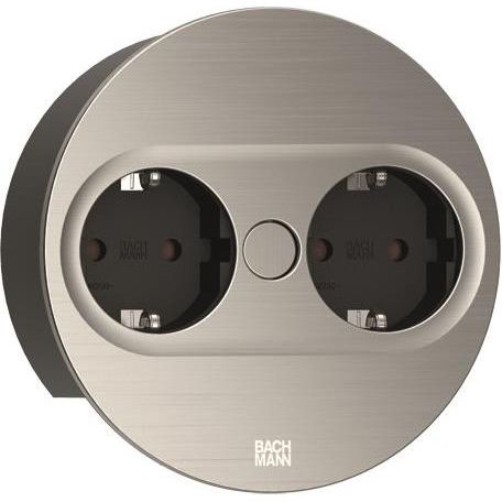 Bachmann - Multi-Tischsteckdose Abdeckscheibe 946.000 TWIST 2 2xCEE7/3