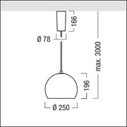 Zumtobel Group - Pendelleuchte LED - Pendelleuchte SCON - S AC  #60510287 3000K