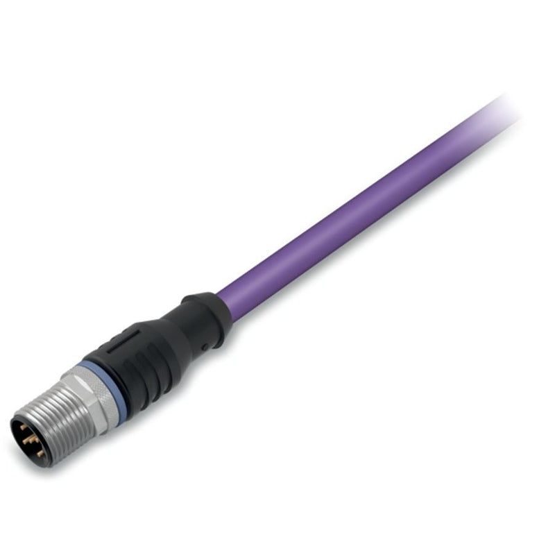 WAGO - Patchkabel Kupfer Industrie CANopen-/DeviceNet-Leitung 756-1403/060-100 5-polig,violett − 1 Stück