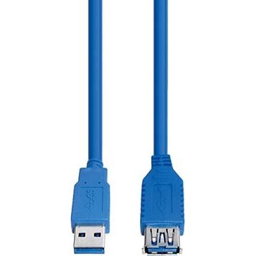 E+P Elektrik - PC-Kabel USB3.0 Verlängerung AA CC 318 3m,blau