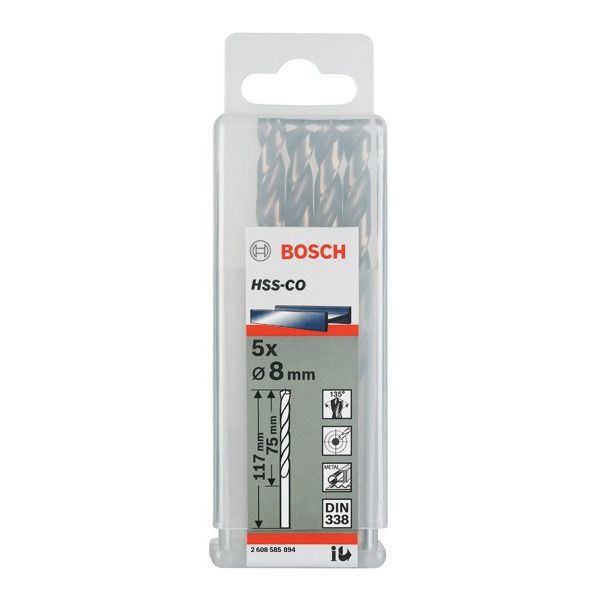 Bosch - Bohrer PRO Stainless Steel HSS-Co 2608588101 Spiralbohrer 8,8 x