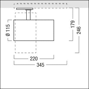 Zumtobel Group - Downlight/Strahler/Flutlicht LED - Strahler VIV2 L 290 #60716056 940, ws