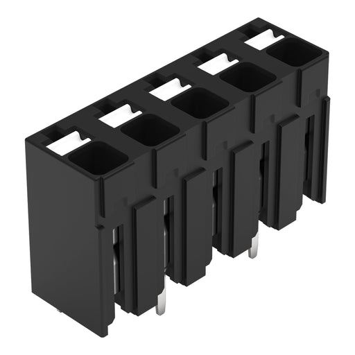 WAGO - Leiterplattenklemme THR-Leiterplattenklemme 2086-3125/300-000 Drücker,1,5mm²,sw − 132 Stück