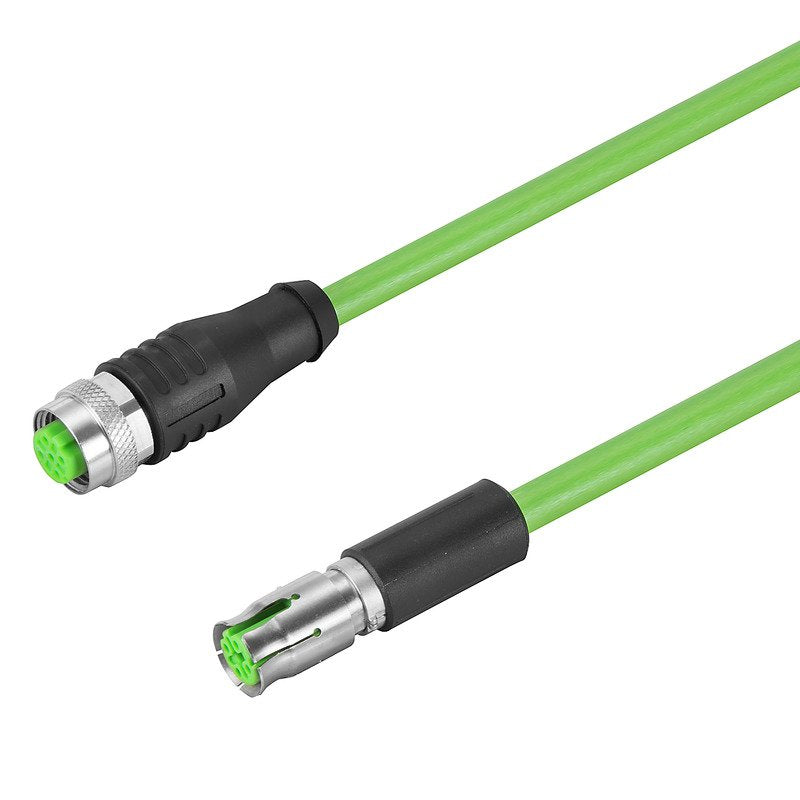 Weidmüller - Patchkabel Kupfer Industrie Datenleitung HDCXX5E01FFSM12D0100 100 MBit/s