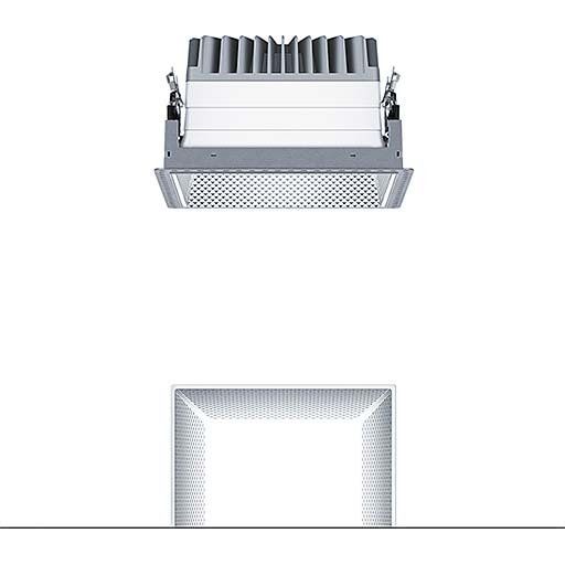 Zumtobel Group - Downlight/Strahler/Flutlicht LED-Einbauleuchte P-INF Q #60818262 4000K