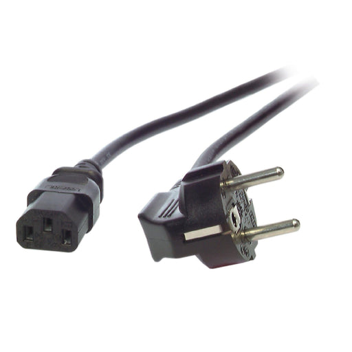 EFB-Elektronik - Netzanschlussleitung Netzleitung CEE 7/7 EK504.1V2 sw 1m, 3x0.75qmm