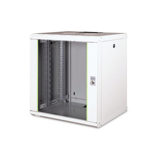 DIGITUS - Netzwerk-/Serverschrank 19" Wandschrank DN-19 12-U m. Glastür, RAL7035