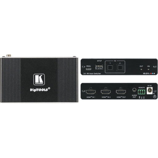 Kramer - Audio/Video-Funksystem 4K HDMI Auto-Switcher VS-211X 2:1