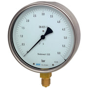 Wika Wiegand - Rohrfedermanometer Feinmessmano 312.20.160 VA 9020241 -1.+5barCl06G1/2Bunt