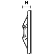 HellermannTyton - Befestigungssockel und -element für Kabelbinder Montagesockel QM30A-PA66-BK-C1 30x30mm schwarz − 100 Stück