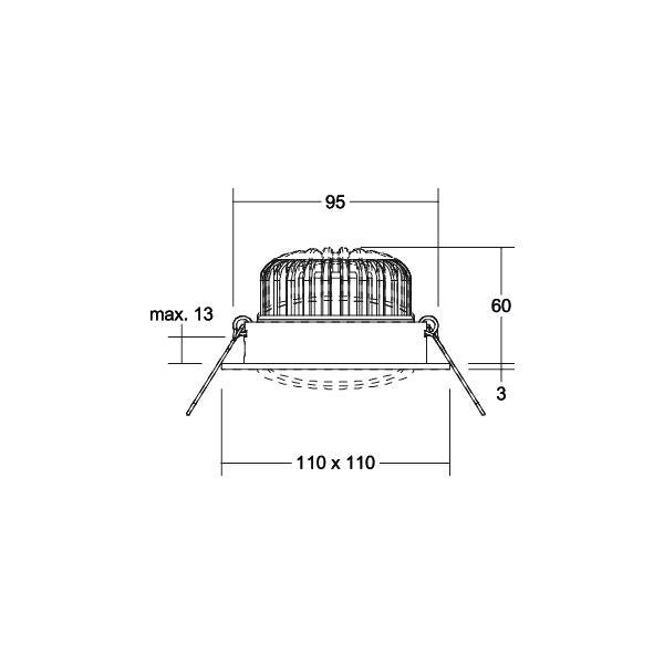 Brumberg Leuchten - Downlight/Strahler/Flutlicht LED-Einbaustrahler 230V 39396084