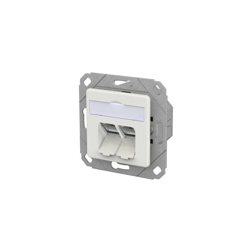 Metz Connect - Kommunikationsanschlussdose Kupfer RJ45 Anschlussdose LSA++ 130E381127-I UPk verkehrsweiß − 10 Stück