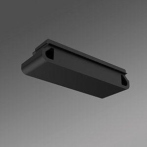 Regiolux - Mechanisches Zubehör/Ersatzteile für Leuchten Stirnseite SRBKSD sw RAL 9005 PC
