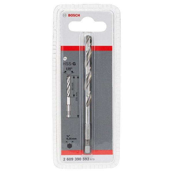 Bosch - Zentrierbohrer/Anbohrer PRO Pilot Drill Bit, Quick 2609390592 Change-System für