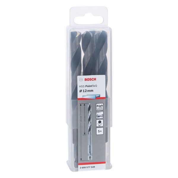 Bosch - Bohrer HSS PointTeQ 2608577549 Sechskantbohrer 12,0