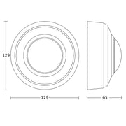 Steinel - Bussystem-Bewegungsmelder Bewegungs-u.Präsenzmelder PDIR43608DALI2IDAPsw AP, DALI2 − 1 Stück
