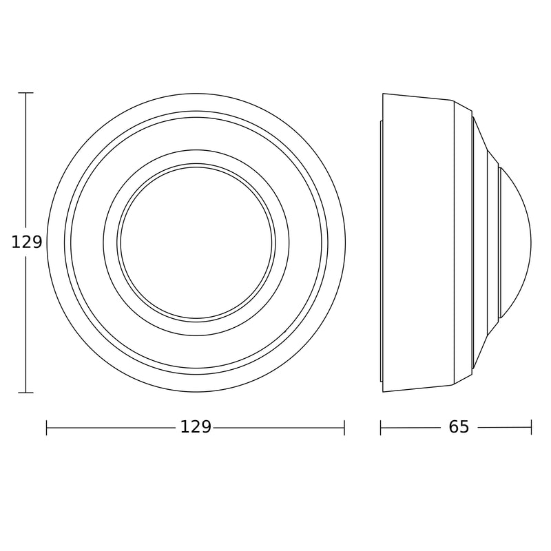 Steinel - Bussystem-Bewegungsmelder Bewegungs-u.Präsenzmelder PDIR43608DALI2IDAPsw AP, DALI2 − 1 Stück