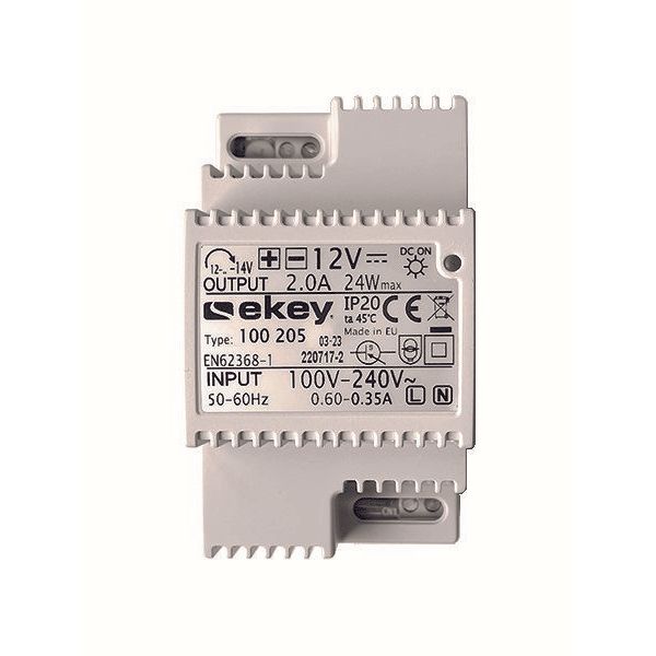 TCS Tür Control - Netzgerät für Türkommunikation Netzteil REG 230VAC 100205 12VDC 2A 3TE