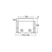 Brumberg Leuchten - Bodeneinbauleuchte LED-Bodeneinbauleuchte 14686083 3000K, schwarz