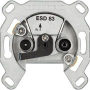 Kathrein - Antennensteckdose BK-Steckdose 2fach ESD 83 Einzelanschlussdose − 10 Stück