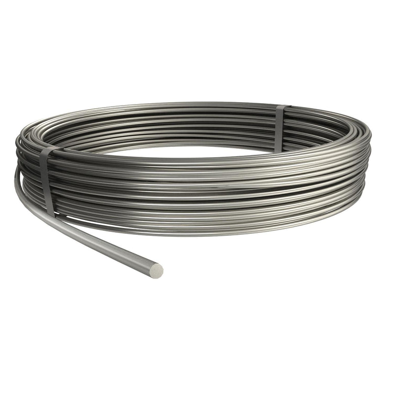 OBO Bettermann - Rundleiter/Draht für Blitzschutz Rundleiter RD 8-V4A 50kg Ring, 8mm, VA − 125 Meter