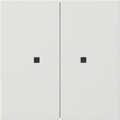 Gira - Bussystem-Tastwippe KNX RF Bedienaufsatz 2-f. 5107112 Reinweiß