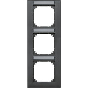 Merten - Abdeckrahmen Rahmen 3f.anth 476314 beschriftbar senkr