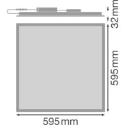 Ledvance - Decken-/Wandleuchte LED-Panel M600 PLCMFT600P28W830DAVR 830, DALI