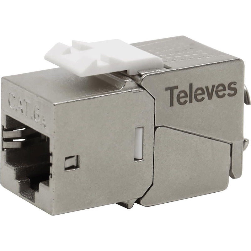 Televes - Modularer Steckverbinder RJ45-Buchse CAT6AB-S FTP Cat. 6A Keystone