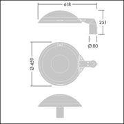 Thorn - Straßen - und Platzleuchte LED - Straßenleuchte THOR S 36L #96665247 4000K