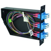 Telegärtner - Patchpanel LWL FanOut-Modul 6xLC D SM 100022402 grün OS2