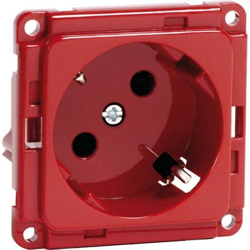 Peha - Schalter-/Steckdosenkombination Steckdose SCHUKO D 6611.36 ME WI EB, 45Grad, rot