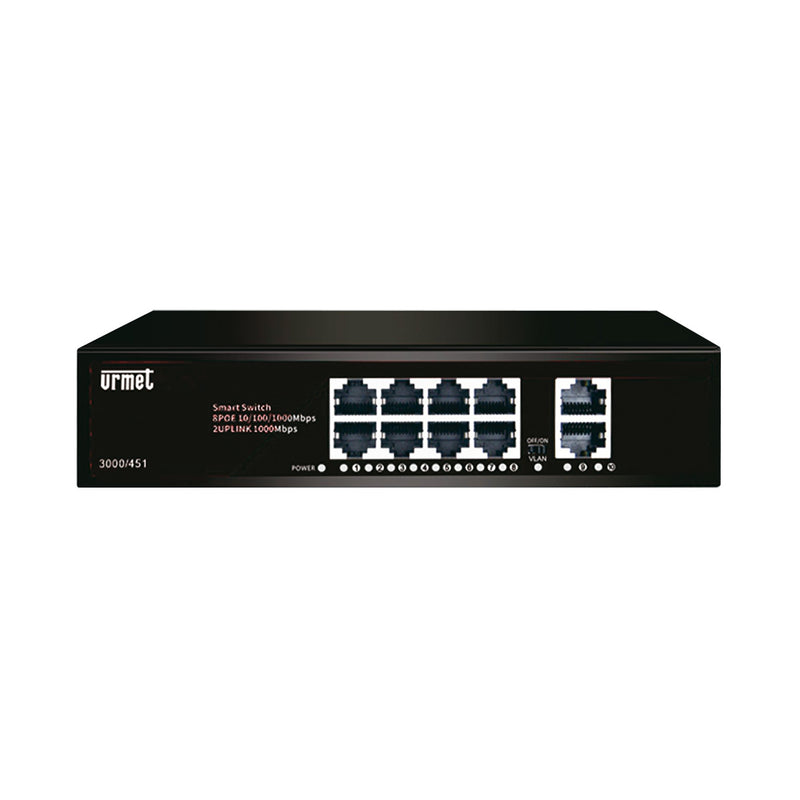 Grothe - Netzwerk Switch PoE-Switch 10 Ports SWI 3000/451
