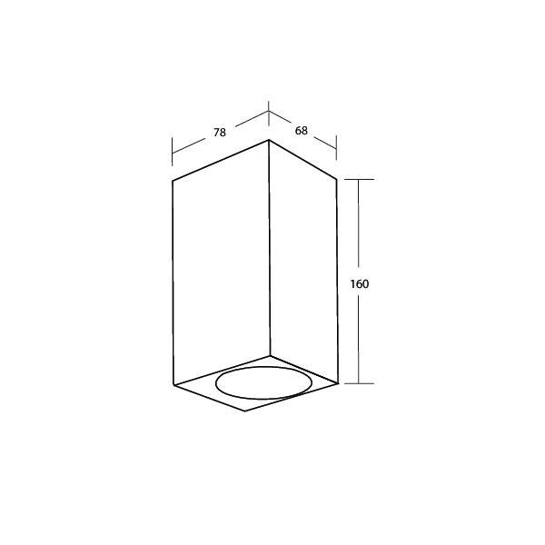 Brumberg Leuchten - Decken-/Wandleuchte LED-Wandleuchte 65342180 dim., schwarz