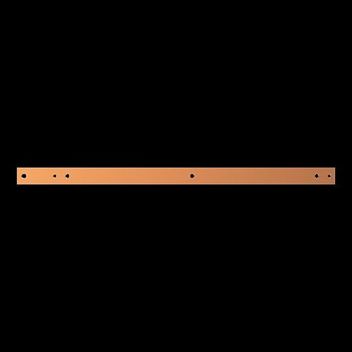 Striebel&John - Sammelschiene CombiLine Innenausbau Mod. ZXM1072 Feldbr. 3 max.850A