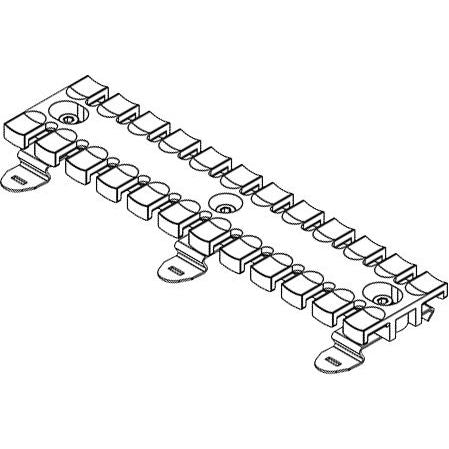 Icotek - Kabelführung für Gehäuse/Schränke Zugentlastungsseite SF/ZL180 − 10 Stück