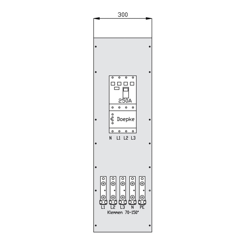 Walther Werke - Baustromverteiler Wechselmodul 86030014 LS,RCD-Steuereinheit